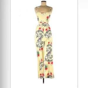 🌺Floral cut-out jumpsuit size Medium